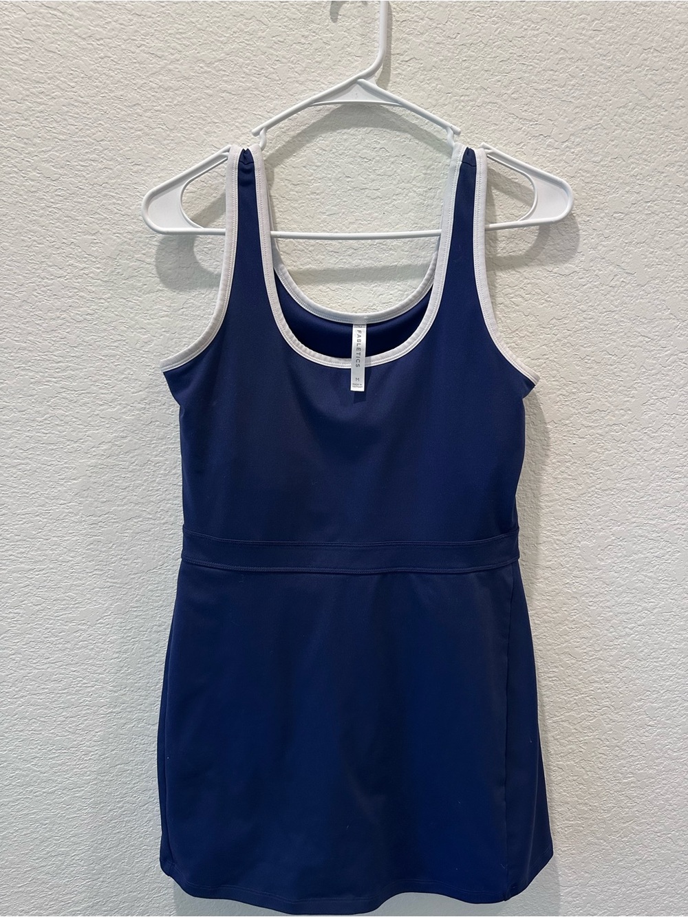 Fabletics Navy athletic Dress with built in shorts